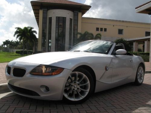 2003 bmw z4 2.5i roadster 59k miles clean carfax premium pkg