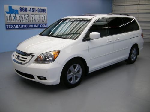 We finance!!!  2008 honda odyssey touring roof nav tv heated leather texas auto