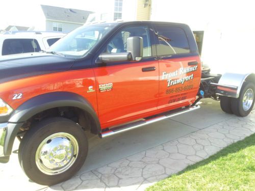 2012 dodge ram 4500 crew cab cummins diesel w/chassis body