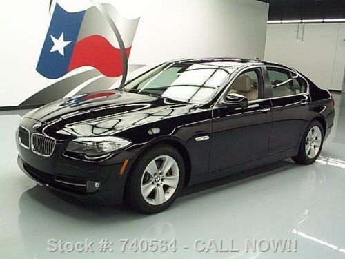 2011 bmw 528i sedan htd seats sunroof nav rear cam 11k texas direct auto