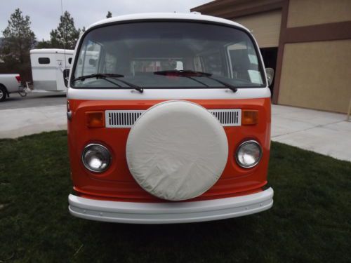 1974 classic vw bus westfalia tintop weekender camper