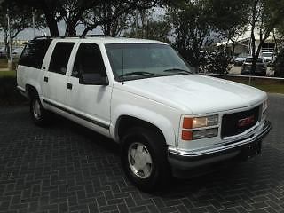 Gmc suburban 4x4 1500 4wd slt, auto, leather, clean carfax, newer tires!!!!!