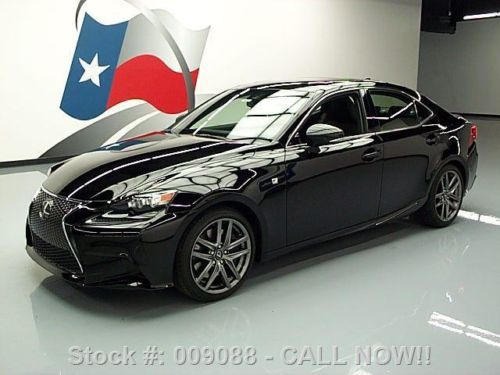 2014 lexus is350 f-sport sunroof nav rear cam 1k miles texas direct auto