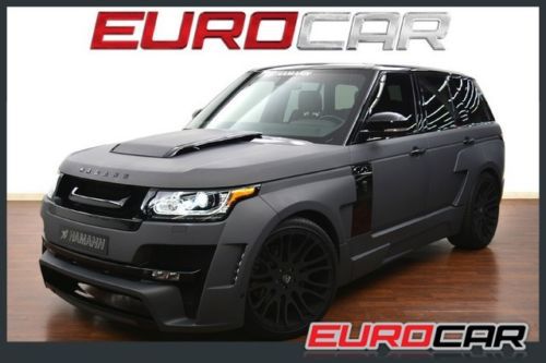 Range rover hamann mystere edition, over $80,000 invested in upgrades
