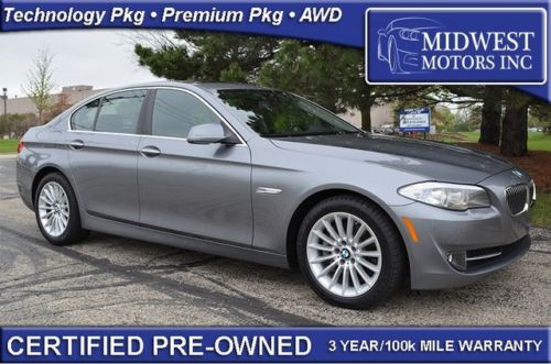 2013 bmw 535i xdrive awd certified technology pkg premium pkg one owner 2014