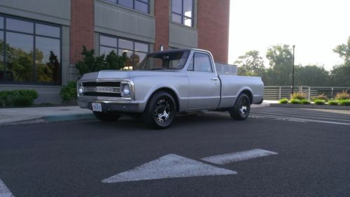 1972 chevy c10 short bed truck wide box fleetside hot rod pickup v8