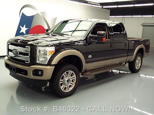 2013 ford f250 king ranch crew fx4 4x4 diesel nav 9k mi texas direct auto