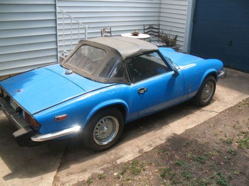 76 triumph spitfire-blue