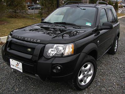 2005 land rover freelander se v6, blk/blk, low miles, moonroof, cd, nj