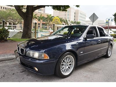 2003 bmw 530i, 48k miles, sport prem pkg, cold weather pkg, clean carfax, fl car