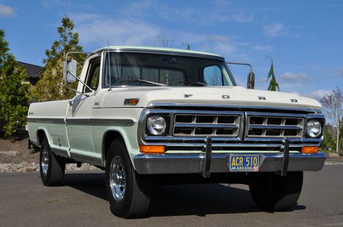 1971 ford sport custom f250 camper special 428 survivor clean truck hard to find