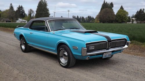 1968 mercury cougar 302 auto ps pdb clean and fun! take me home...