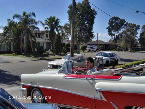 1956 mercury montclair,factory convertible,ground up restored except paint