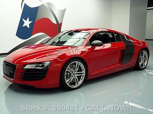 2012 audi r8 awd 4.2 quattro r-tronic nav rear cam 9k!! texas direct auto