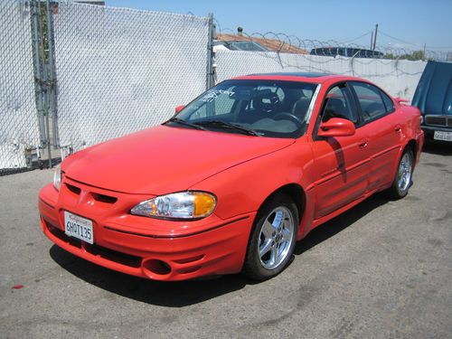 2000 pontiac grand am gt sedan 4-door 3.4l, no reserve