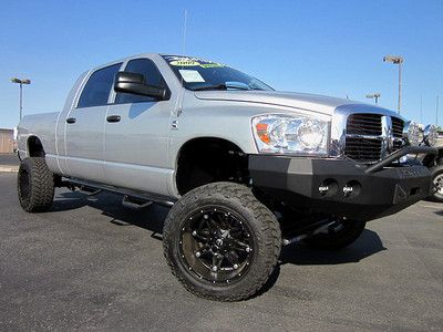 2009 dodge ram 2500 mega crew cab cummins diesel slt 4x4 lifted truck~low miles!