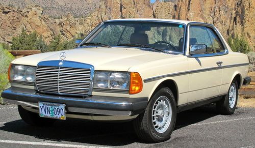 1982 mercedes benz turbo-diesel 2-door coupe