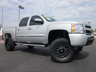 2010 chevrolet silverado 1500 lt crew cab 4x4 lifted truck~rancho lift! awesome!