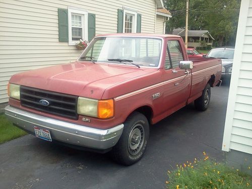 1987 ford f-150 custom standard cab pickup 2-door 4.9l