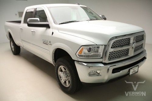 2013 laramie crew 4x4 longbed navigation leather heated cummins diesel uconnect