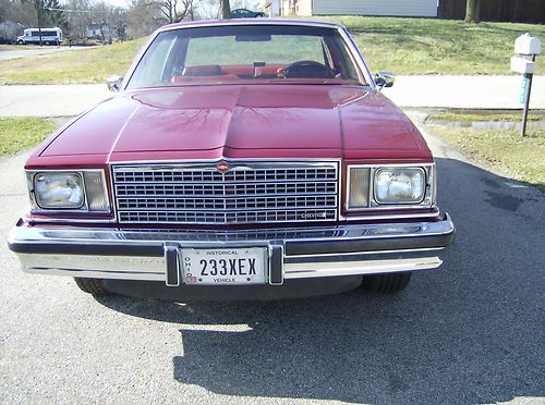 1979 chevrolet malibu classic sport coupe 2-door 4.4l