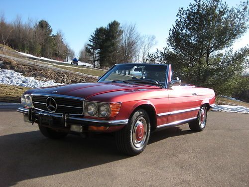 Mercedes benz 450 sl 1973 convertible/hardtop