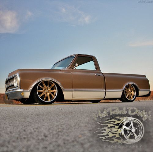 67 68 69 70 71 72 c10 3100 chevy rat street hot rod pickup truck air bagged ride