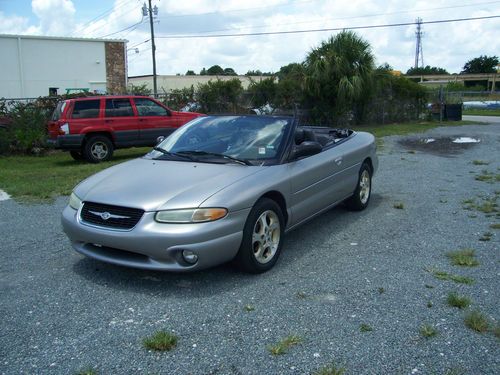 1999 chrysler sebring jx convertible 2-door 2.5l, 114,000 miles