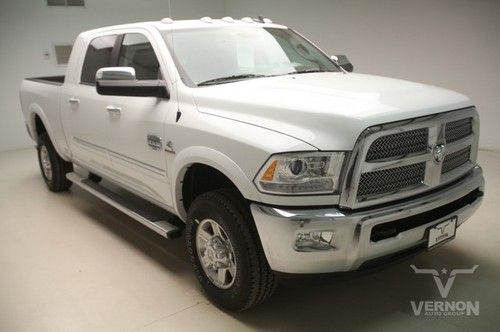 2013 laramie longhorn mega 4x4 navigation sunroof leather heated cummins diesel