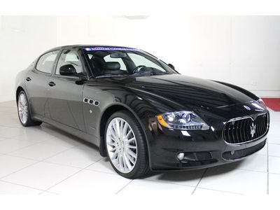 2013! maserati certified pre owned quattroporte, nero/nero