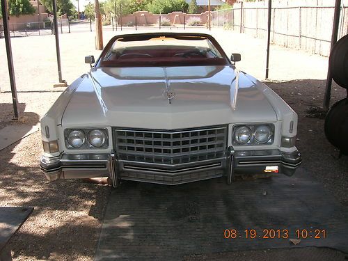 1973 cadillac eldorado convertiable - good condition