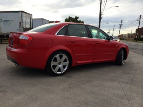 2004 audi s4, recaro seats, 6 speed manual, quattro awd, 4.2l 340hp v8, nice!