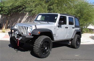 2011 lifed bad bay jeep wrangler off road 4x4 machine new wench tires &amp; wheels