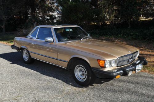 One owner 1981 mercedes-benz 380sl with 75,000 orig miles, a/c, 2-tops, leather!