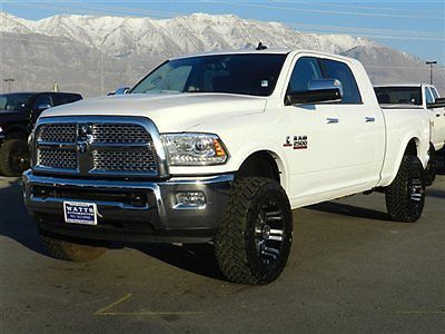 Dodge ram mega cab cummins diesel laramie 4x4 custom lift wheels tires nav auto