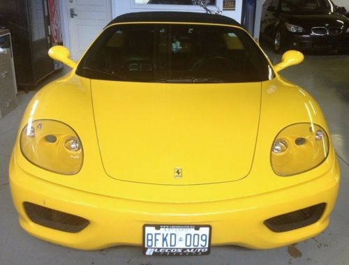 2001 ferrari 360 spider convertible 2-door 3.6l