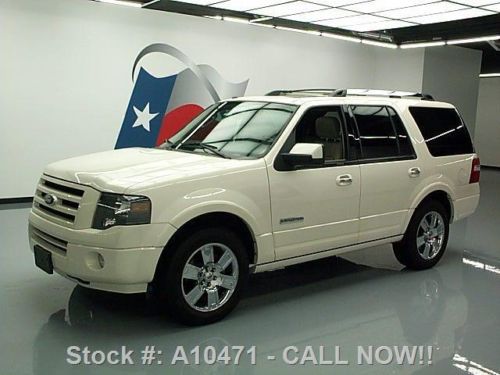 2008 ford expedition ltd sunroof nav dvd rear cam 75k! texas direct auto