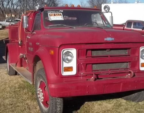 1970 chevrolet fire truck ~ fully functional ~ with title ~ model c50 ~