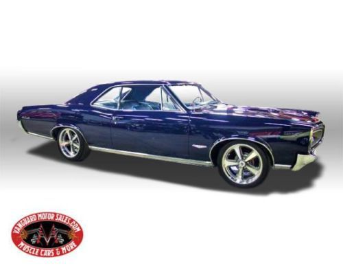 66 pontiac gto 400 4 speed nightwatch blue restored wow