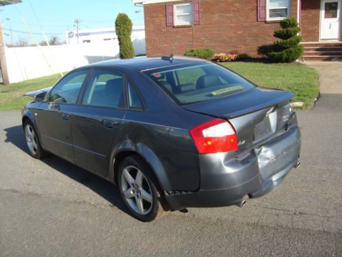 Audi a4 quattro awd salvage rebuildable repairable wrecked project damaged fixer