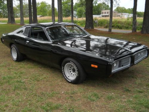 1974 71 72 73 dodge charger triple black mopar nice driver