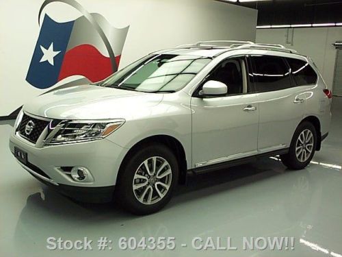 2013 nissan pathfinder sl leather dual sunroof dvd 19k texas direct auto