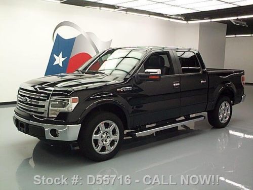 2013 ford f-150 lariat crew 5.0l sunroof nav 20&#039;s 24k texas direct auto