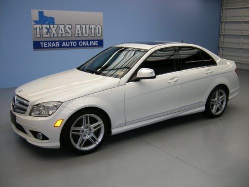 We finance!!!  2008 mercedes-benz c350 sport roof nav heated leather texas auto