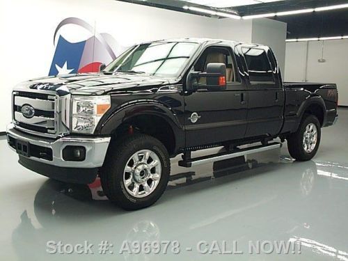 2013 ford f250 lariat crew fx4 4x4 6.7l diesel nav 21k texas direct auto