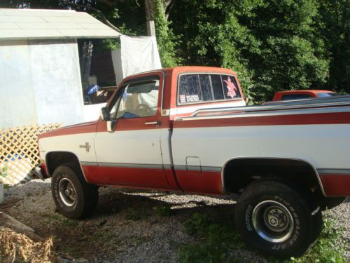 1984 chevy 4x4 pickup shortwheel base silverrodo