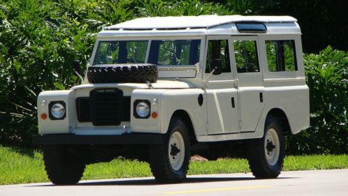 Rover series iii 109 inch lwb 4 door station wagon, 2.25 litre petrol