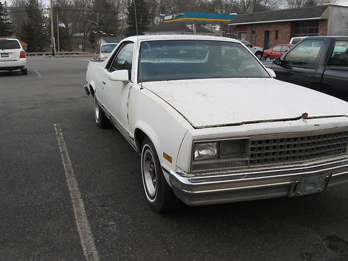 1987 chevy el camino project car 120k  parts or restore