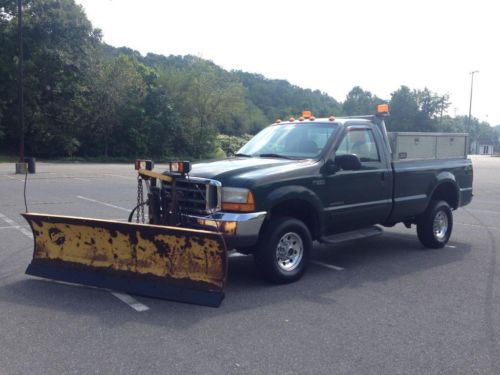 4x4 - 1 owner - fisher snow plow - 7.3l powerstroke turbo diesel xlt  no reserve