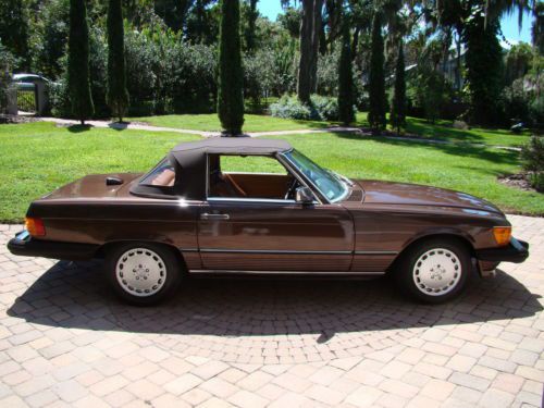 Mercedes 560 sl roadster 1986